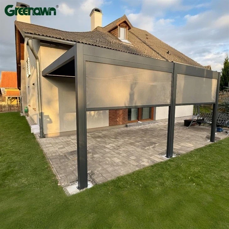 Enclosed Pergola Attached To House