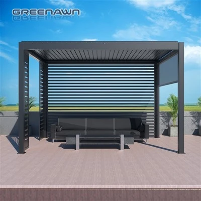 Pailliúin Alúmanam Sunshade Uiscedhíonach Lasmuigh